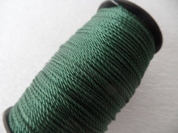 100 mtr. 1 mm rund gedreht Polyamid Seil PA Kordel grün